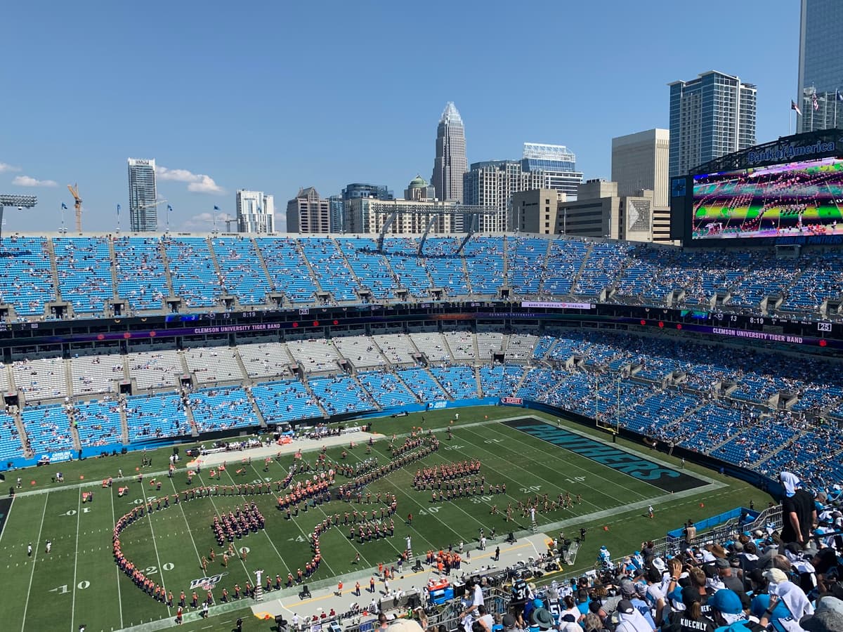 Bank of America Stadium — stadium view