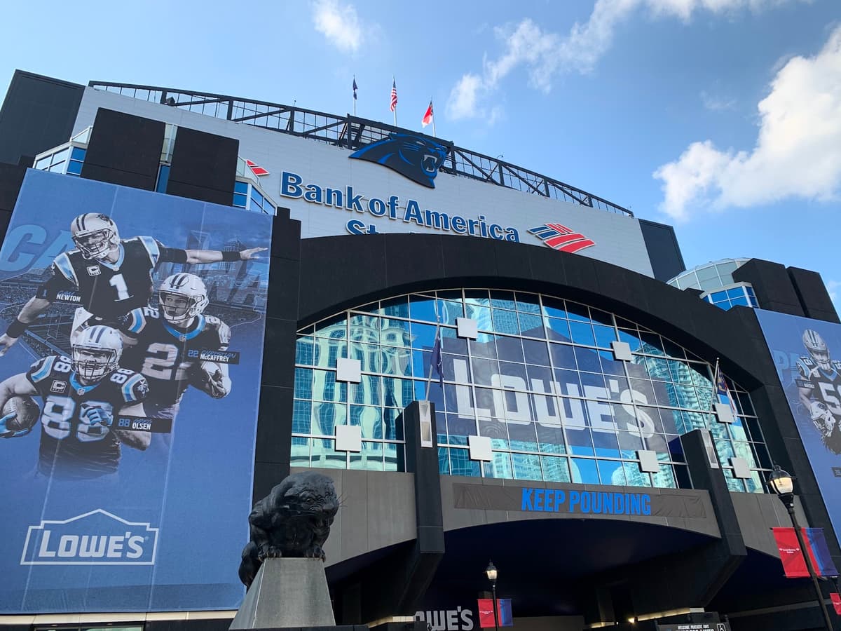 Bank of America Stadium — stadium view
