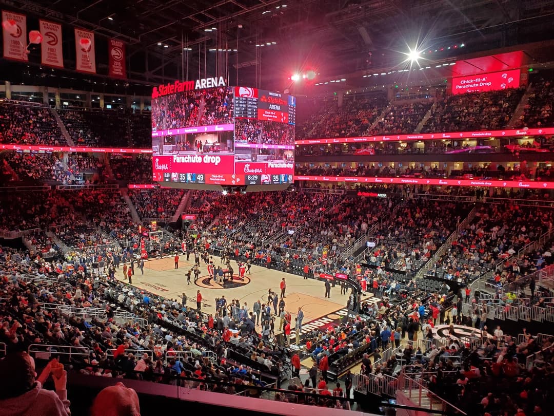 Event Map With Numbers State Farm Arena Seating Chart & Best Seats | Event Escapes