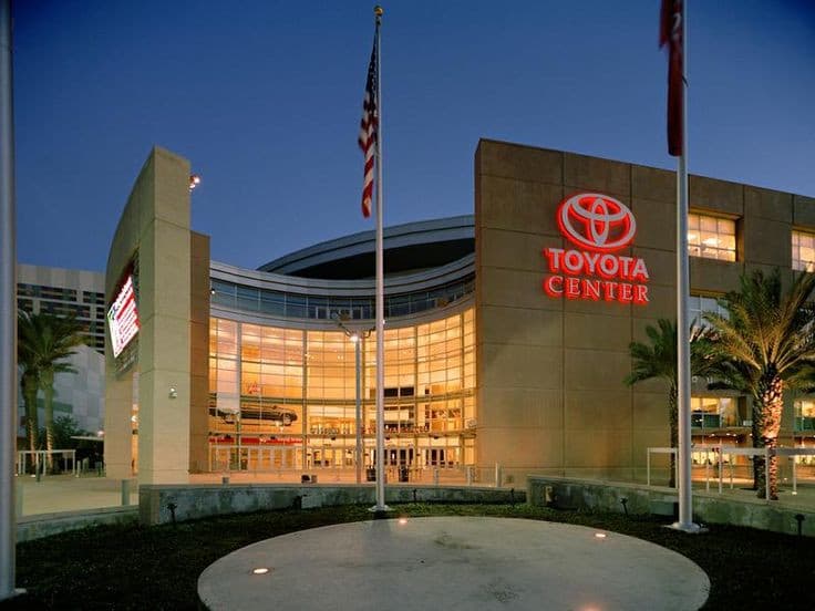 Event Map With Numbers Toyota Center Seating Chart & Best Seats | Event Escapes